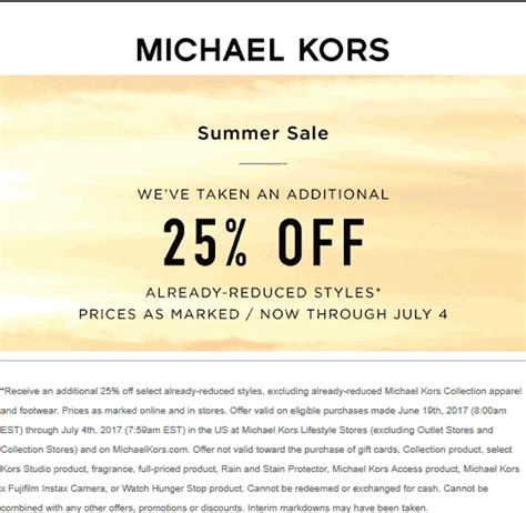 promo-code michael kors|Michael Kors 25 off code.